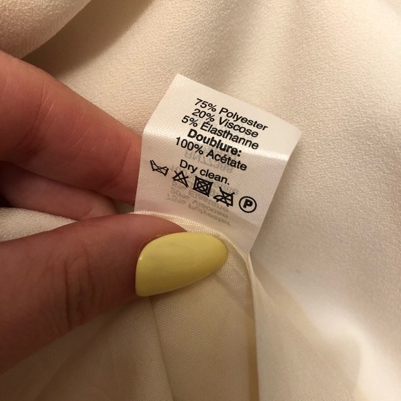 J. Crew Cream A-Line Skirt - Picture 6 of 6